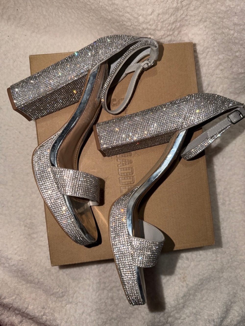 Steve Madden Entourage Rhinestone Heels - Picture 4 of 6